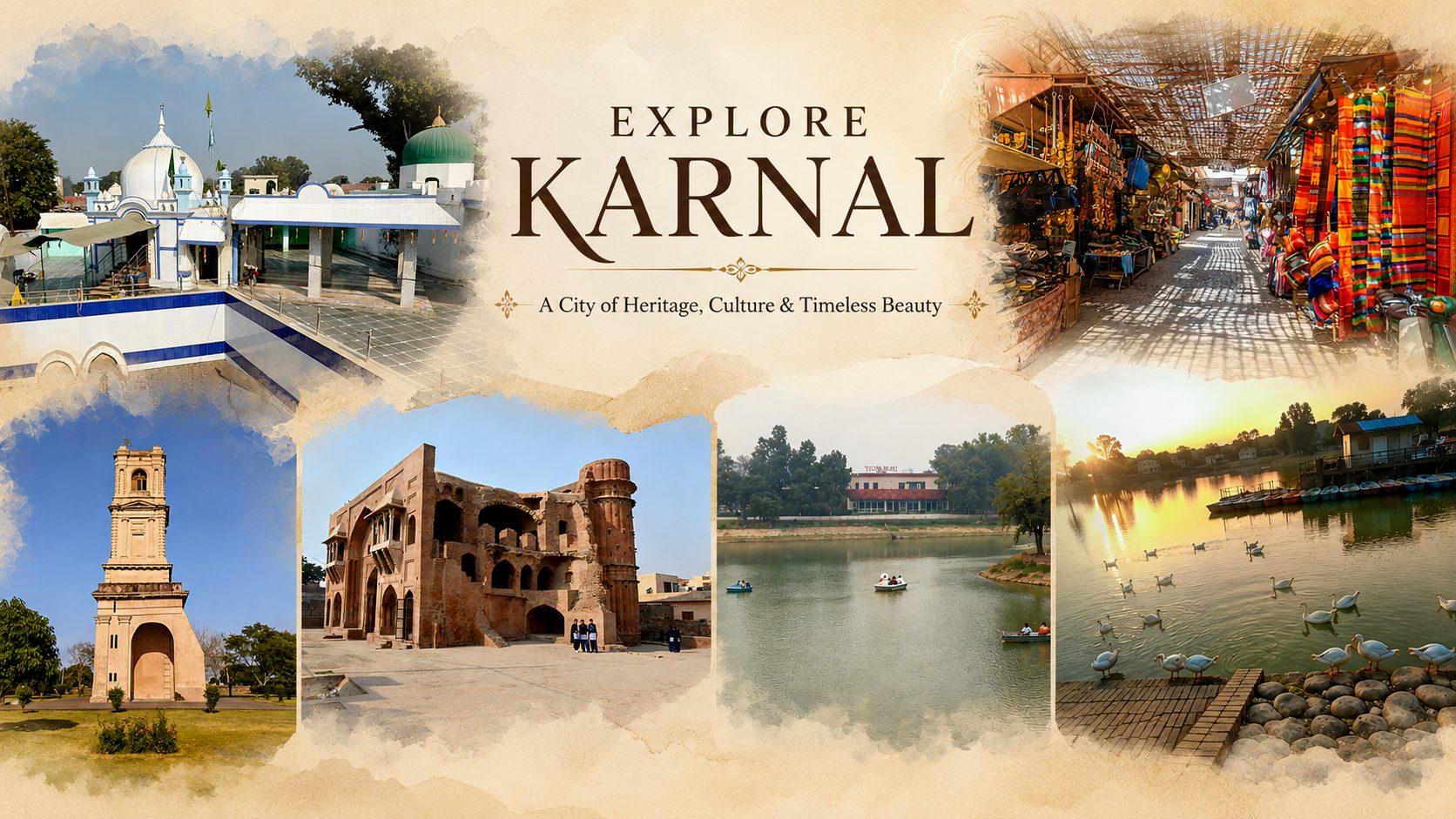 Karna Lake and local attractions in Karnal near The Vivaan Hotel & Resorts